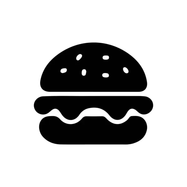 Burger ikonu seti, peynirli burger sembolü..