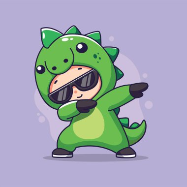 Şirin dinozor çizgi film karakter çizimi tasarımı. Şirin dinozor karakter tasarımı.