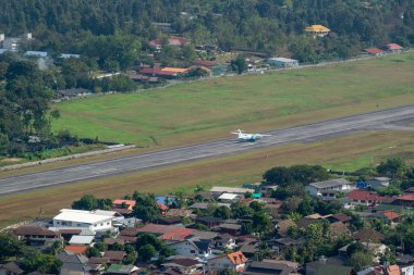Bangkok Havayolları uçak rotası Chiang Mai (Cnx) - Mae Hong Son (Hgn) 2 Ocak 2019 tarihinde Mae Hong Son Havalimanı 'nda kalkışa hazırdır.