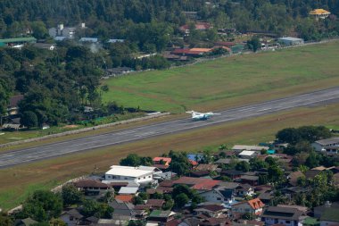 Bangkok Havayolları uçak rotası Chiang Mai (Cnx) - Mae Hong Son (Hgn) 2 Ocak 2019 tarihinde Mae Hong Son Havalimanı 'nda kalkışa hazırdır.