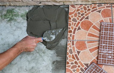 Kaldırım döşeme çalışma inşaat