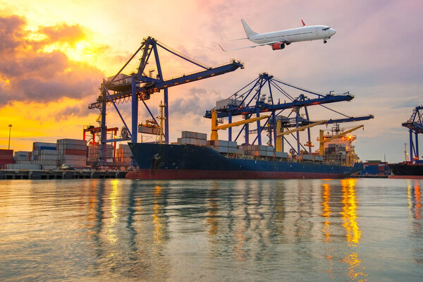 Trade Port at sunrise