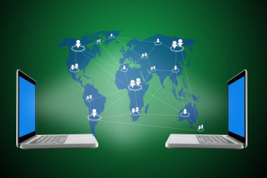 Internet iletişim ve bulut bilgi işlem kavramı