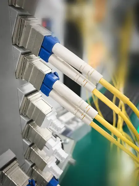 optik fiber bilgi teknolojisi ile veri aktarımı.