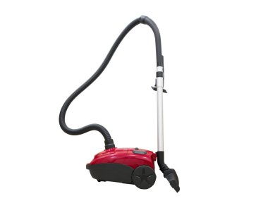 Süpürge Temizleyicisi Beyaz Arkaplanda İzole Edildi