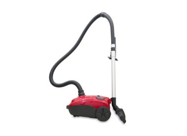 Süpürge Temizleyicisi Beyaz Arkaplanda İzole Edildi