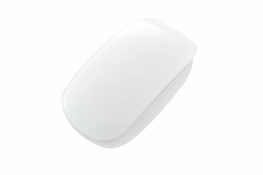 Bilgisayar fare beyaz bir arka plan üzerinde yakın çekim