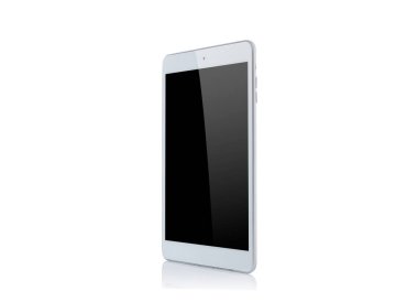 beyaz modern akıllı telefon kırpma yolu ile beyaz üzerinde izole