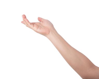 el beyaz zemin üzerinde izole kadın