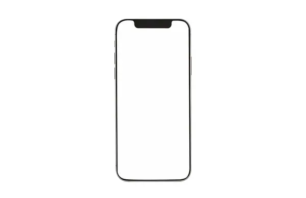 yeni telefon açık beyaz arka plan üzerinde izole