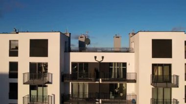 Yeni konutlar, İHA 'nın üst görüntüsü.