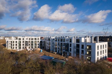 Yeni apartman Binaları İnşaatı