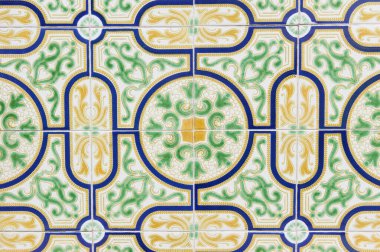 Geleneksel Portekiz Azulejo Döşeme Deseni