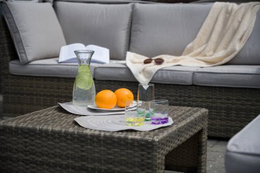 Açık Salon İçkiler ve Okuma Malzemeleri Ayarları