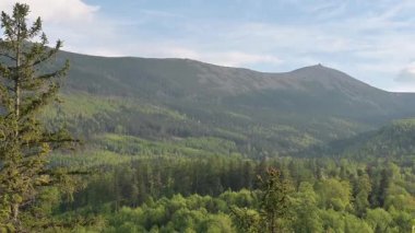 Sniezka Dağı Gözlemevi, Karkonosze Ulusal Parkı, Polonya