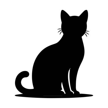 Oyuncu Kedi Silüeti Sanatı