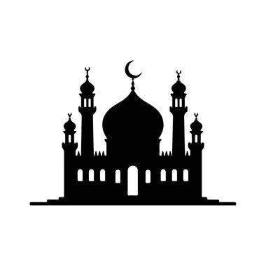 Zarif Vektör Sanatında Görkemli Cami Silüeti