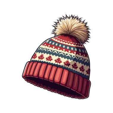 Sıcak ve sıcak kış başlığı vektör çizimi