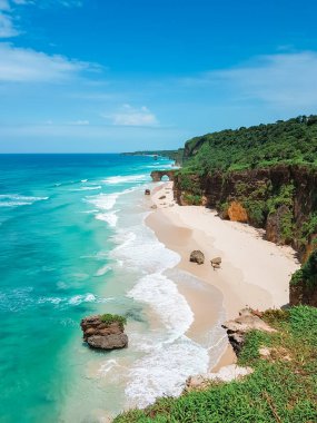 Karayip denizinin güzel deniz manzarası