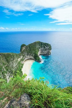 Kelingking plajı Nusa Penida Bali 'deki en ikonik plajlardan biridir..