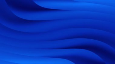 Web tasarımı, sunumlar, dijital sanat ve soyut arkaplanlar için uygun dalgalı çizgilere sahip mavi arkaplan