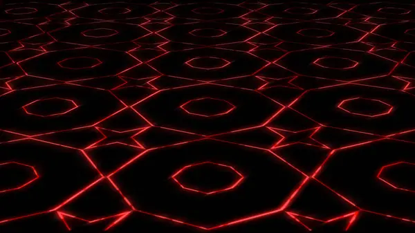 Siyah ve beyaz neon çizgileri olan soyut arkaplan