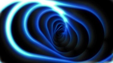 Çemberleri ve çizgileri olan mavi soyut arkaplan