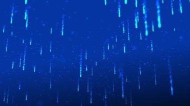 Yavaş hareket eden lazer ışınları. Kusursuz döngü animasyonu. Parlak neon mavi ve mor renklerde soyut renkli arkaplan. Modern renkli duvar kâğıdı. Gelecekçi soyut arkaplan.