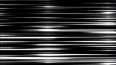 Soyut siyah ve beyaz yatay çizgili gradyan çizgi animasyon arkaplanı. 4K animasyon hareketi çizgili arka plan gölgeler ve hacim etkisiyle. Soyut tasarım.