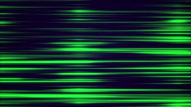 Abstract green oblique lines with a glow on a black background. Background for your business concept