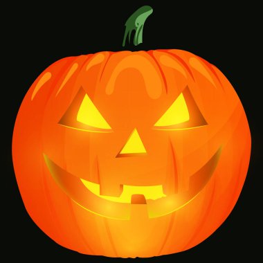 Cadılar bayramı korkunç balkabağı vektörü