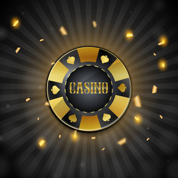 Realistic casino chips set Realistic casino poker game chips gambling coins