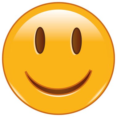 şirin, etkileyici emoji çizim vektörü