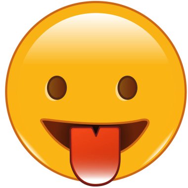 şirin, etkileyici emoji çizim vektörü