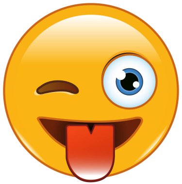 şirin, etkileyici emoji çizim vektörü