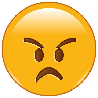 şirin, etkileyici emoji çizim vektörü