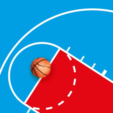 Basketbol spor logosu arka planı