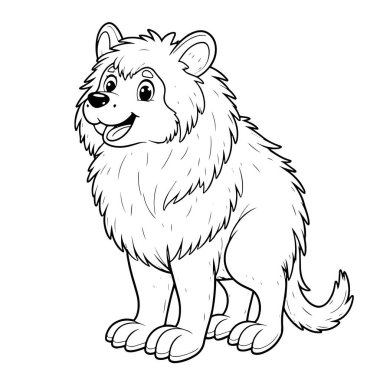 Beyaz arkaplan ile maymun vektörü