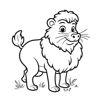 Beyaz arkaplan ile maymun vektörü