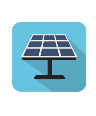 Güneş Paneli Simgesi hisse çizimi