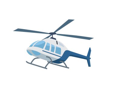 Helikopter hava aracı vektör illüstrasyon hisse senedi