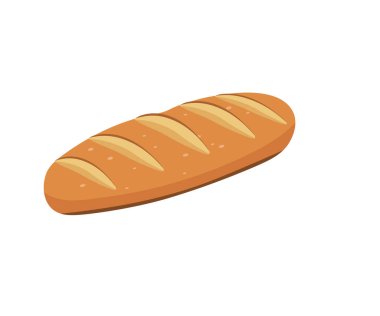 Ekmek gıda vektörü stok çizimi