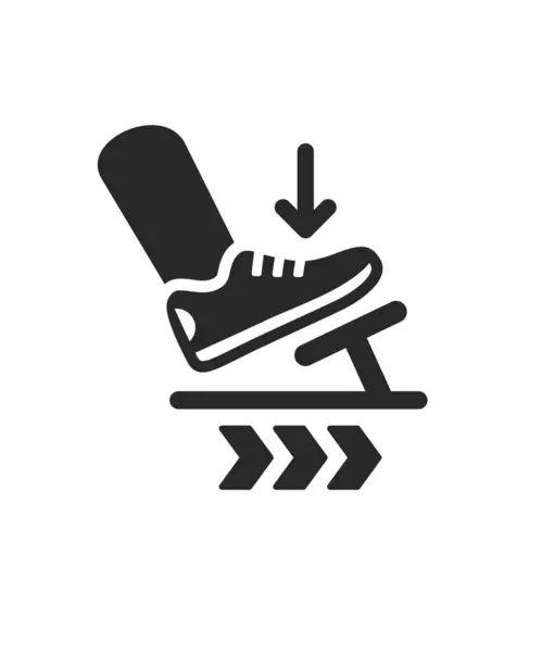 Simge stok illüstrasyonunu hızlandır ve pedalla