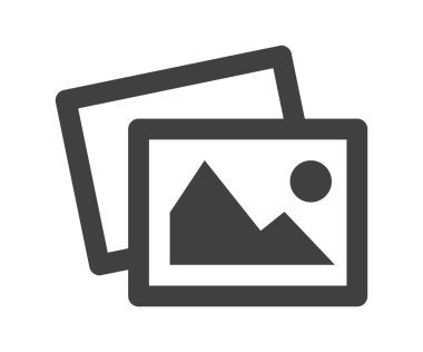 Fotoğraf Resim Simgesi Simgesi Logo Şablonu Çizim Tasarımı