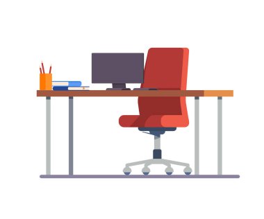 Ofis Yöneticisi ile Modern Masa