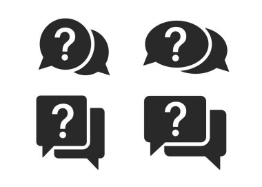 Soru İşareti Simge Vektörü İllüstrasyon Tasarım İllüstrasyonuName