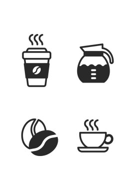 Kahve çekirdekleri, kapuçino, sıcak içecek, tüm fasulye, Espresso bardağı. Vektör çizimi. hisse illüstrasyonu