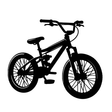 motorun siluet vektör biçimi beyaz arkaplan