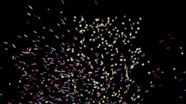 Şeffaf arkaplana serpiştiriyor