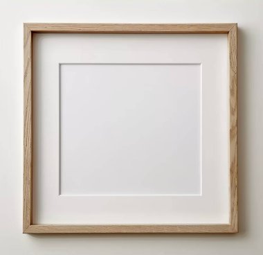 Poster Çerçeve Model 'inin Yakın Görüntüsü. 3D Render ile sunulmuştur. Üretici Yapay Zeka Teknolojisi ile yapıldı